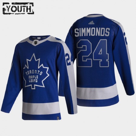 Camisola Toronto Maple Leafs Wayne Simmonds 24 2020-21 Reverse Retro Authentic - Criança
